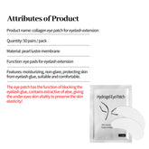 XIUSUZAIKI 50pairs/pack New Patches Eyelash Under Eye Pads Lash Eyelash Extension Paper Patches Eye Tips Sticker Make Up Tools